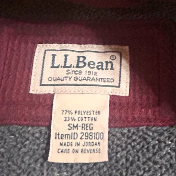 L.L. Bean Heavy Weight Pullover Shirt Size Small-Regular - Picture 2 of 6
